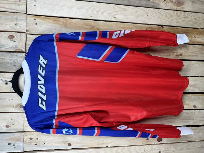 CAMISETA T-XL DE MOTO CLOVER ROJO