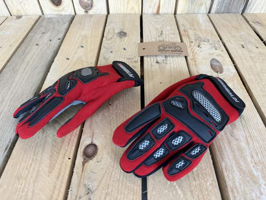 GUANTES T-XS DE MOTO GARIBALDI ROJOS