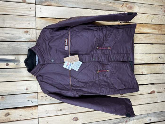 CHAQUETA T-M IMPERMEABLE KIWI GRASA BURDEOS