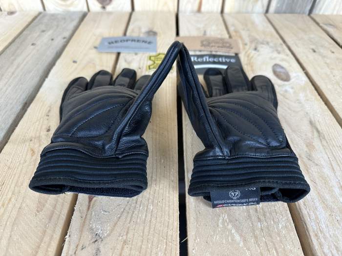 GUANTES T-XS DE MOTO GARIBALDI NEGROS