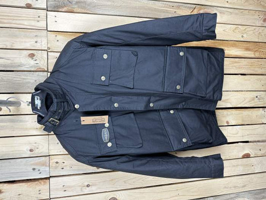 CHAQUETA T-XS DE MOTO GARIBALDI GRASA NEGRO