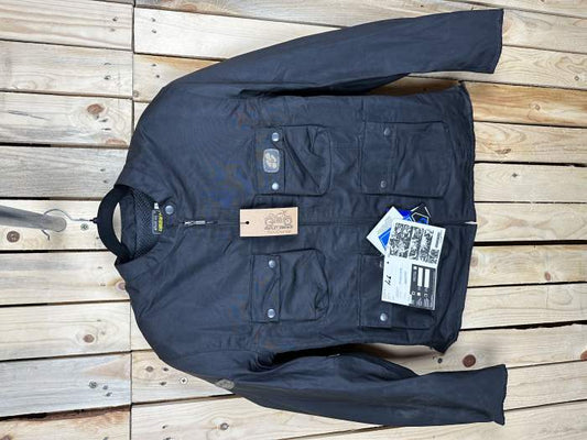 CHAQUETA T-S MOTO IMPERMEABLE GARIBALDI NEGRA 1