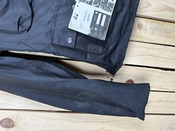 CHAQUETA T-S MOTO IMPERMEABLE GARIBALDI NEGRA 1