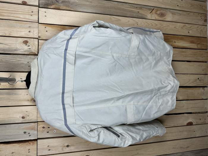 CHAQUETA T-M DE MOTO GARIBALDI CREMA