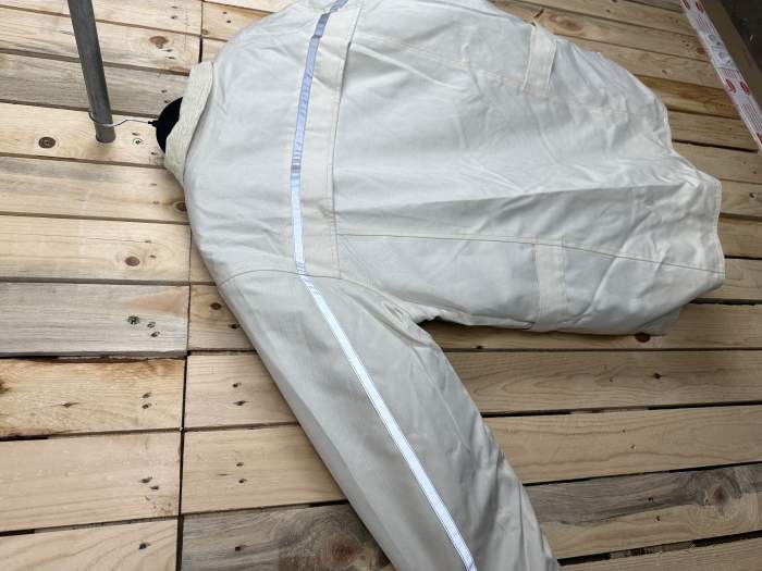 CHAQUETA T-M DE MOTO GARIBALDI CREMA