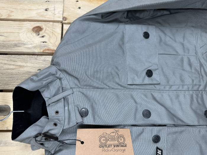 CHAQUETA T-S MOTO GARIBALDI TERM IMPERMEABLE GRIS