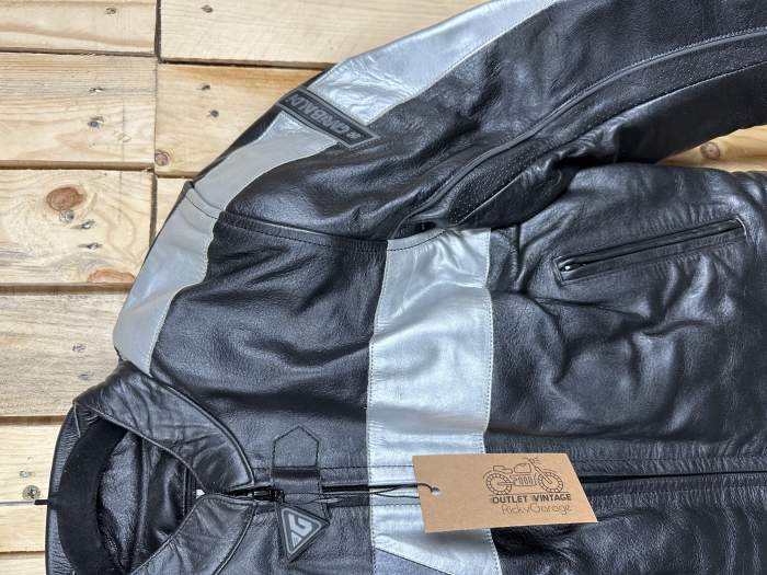 CHAQUETA T-M MUJER DE MOTO GARIBALDI NEGRA 1