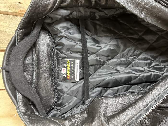 CHAQUETA T-S DE MOTO GARIBALDI MUJER NEGRA 1