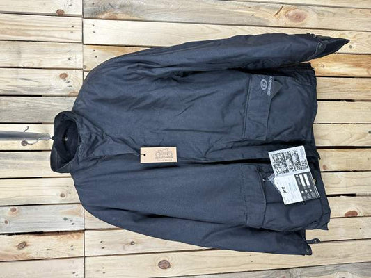 CHAQUETA T-XS DE MOTO NEGRO GARIBALDI