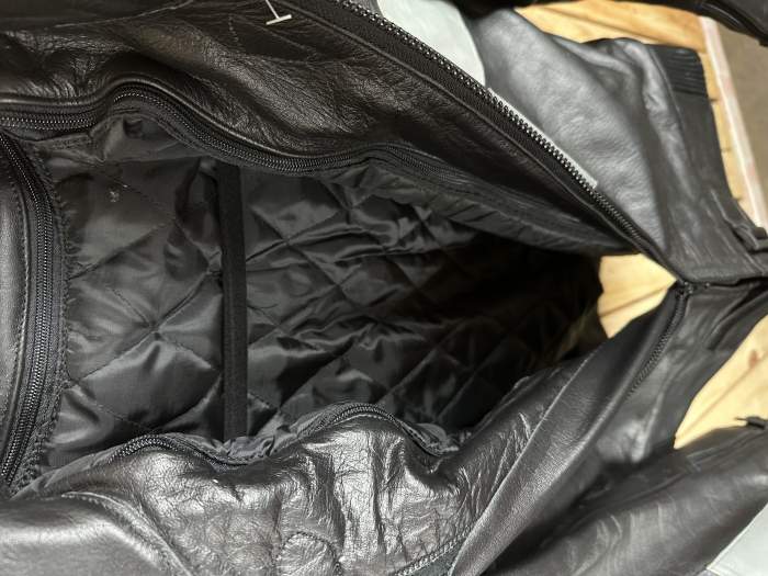 CHAQUETA T-M DE MOTO GARIBALDI NEGRA 3