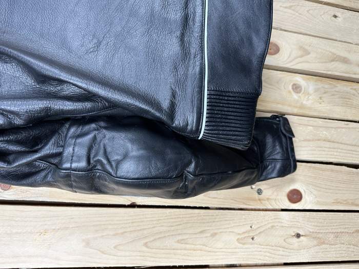 CHAQUETA T-M DE MOTO GARIBALDI NEGRA 3