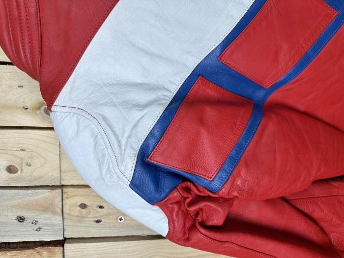 CHAQUETA T-M DE MOTO VASARI ROJO