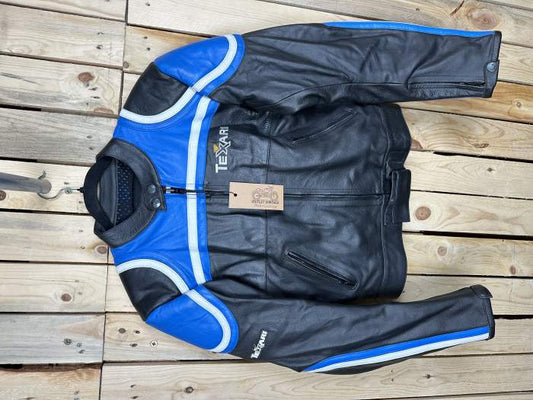 CHAQUETA T-L DE MOTO VASARI MT AZUL