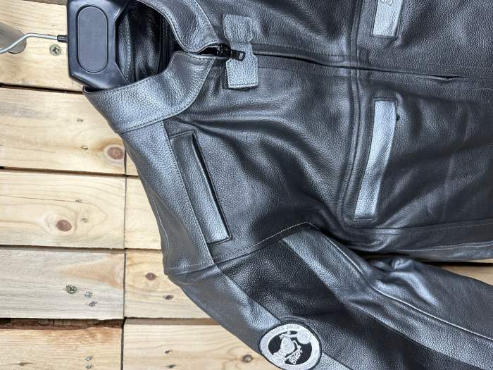 CHAQUETA T-S DE MOTO GARIBALDI BLUE BIKER GRIS