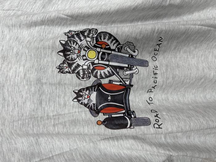 CAMISETA T-L DE MOTO ROAD TO PACIFIC OCEAN