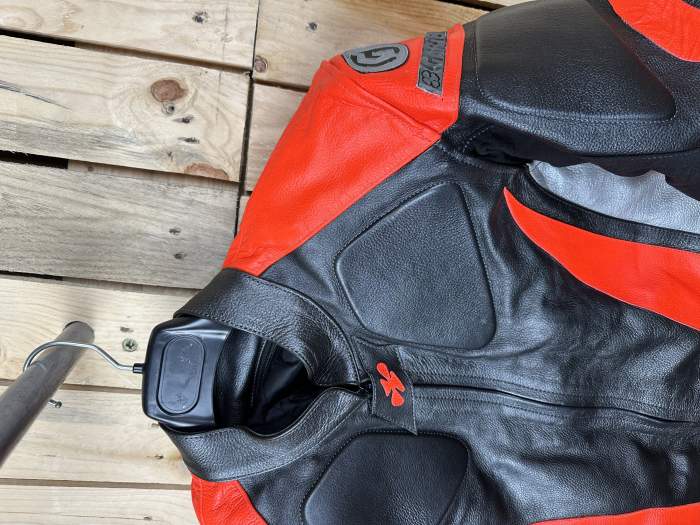 CHAQUETA T-M MOTO COMPETICION GARIBALDI ROJO 48