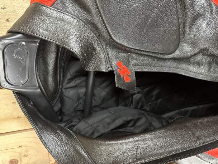 CHAQUETA T-M MOTO COMPETICION GARIBALDI ROJO 48