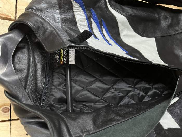 CHAQUETA T-2XL DE MOTO GARIBALDI O1E NEGRA 1