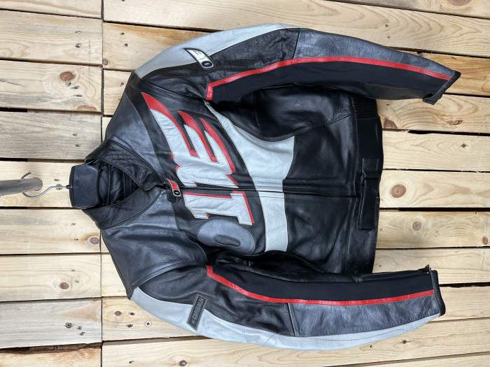 CHAQUETA T-M DE MOTO MUJER O1E NEGRA 2