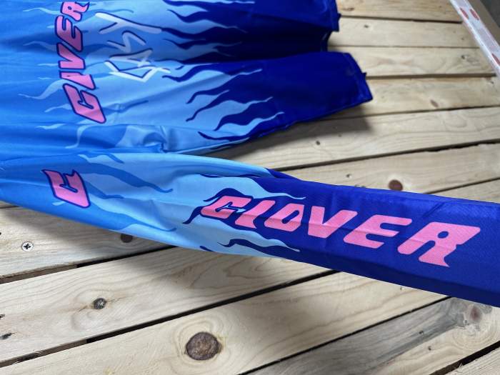 CAMISETA T-M DE MOTO CLOVER FANTASY AZUL
