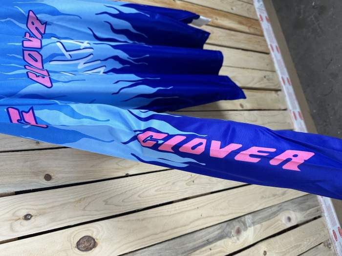 CAMISETA T-L DE MOTO CLOVER FANTASY AZUL