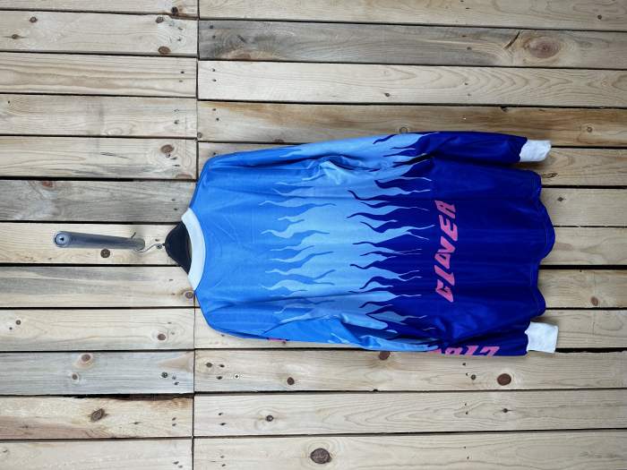 CAMISETA T-L DE MOTO CLOVER FANTASY AZUL