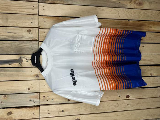 CAMISETA T-XL DE MOTO APRILIA NARANJA VINTAGE