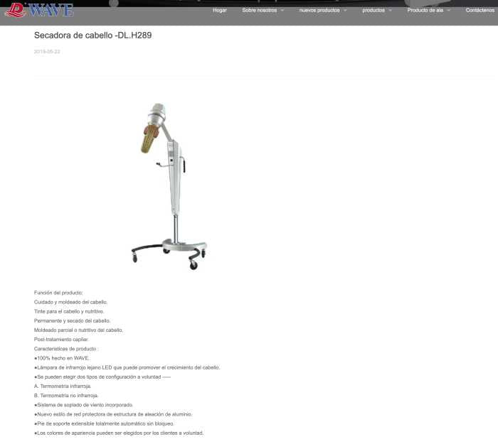 CLIMAZON INFRARROJOS CON PIE H289 500W - QrBox.es
