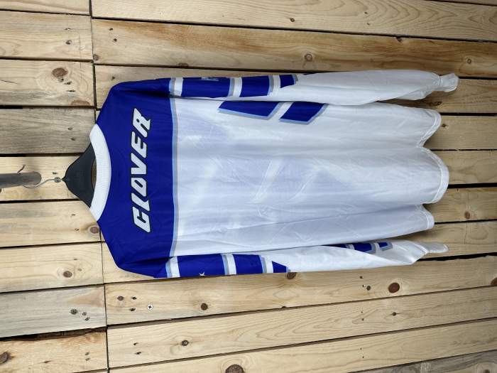 CAMISETA T-L DE MOTO CLOVER AZUL