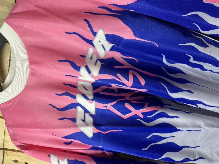 CAMISETA T-L DE MOTO CLOVER FANTASY ROSA