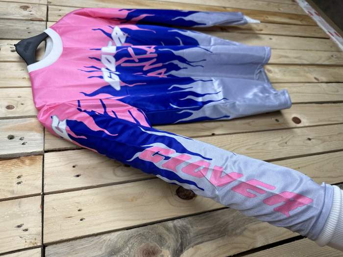 CAMISETA T-L DE MOTO CLOVER FANTASY ROSA