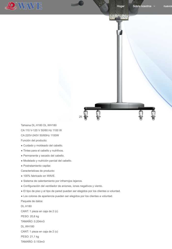 CLIMAZON INFRARROJOS CON PIE H180 1100W - QrBox.es