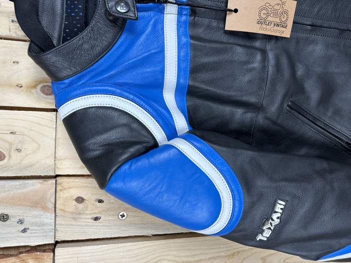 CHAQUETA T-M DE MOTO KIWI MT AZUL