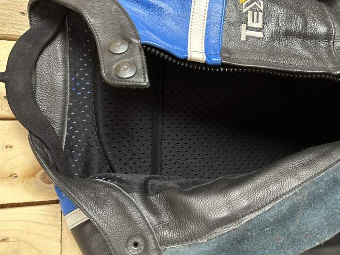 CHAQUETA T-M DE MOTO KIWI MT AZUL