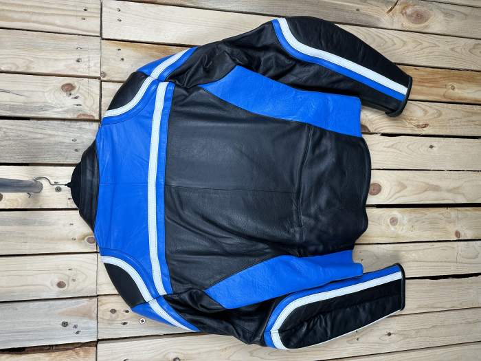 CHAQUETA T-M DE MOTO KIWI MT AZUL