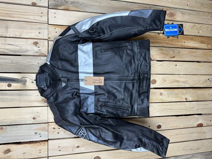 CHAQUETA T-S DE MOTO GARIBALDI NEGRA A