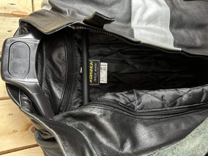 CHAQUETA T-S DE MOTO GARIBALDI NEGRA A