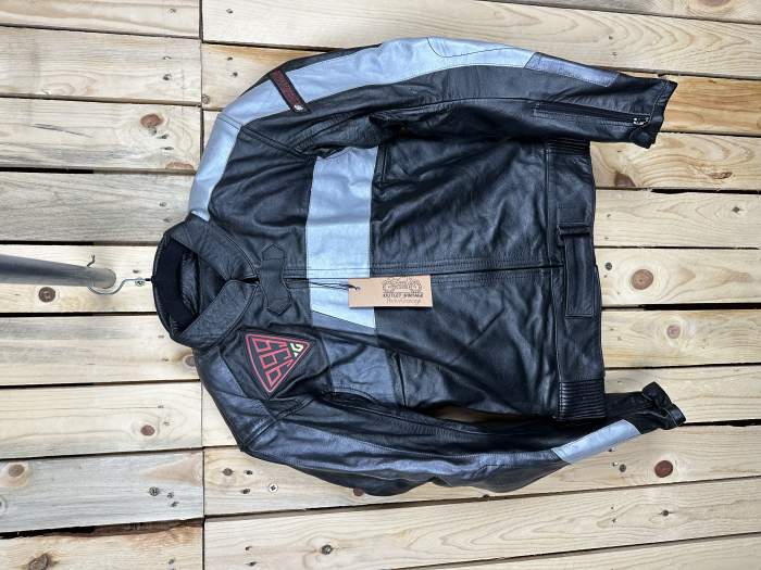 CHAQUETA T-S DE MOTO GARIBALDI NEGRA B