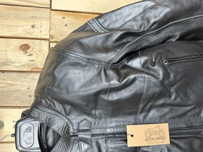 CHAQUETA T-M DE MOTO GARIBALDI MUJER NEGRA 2