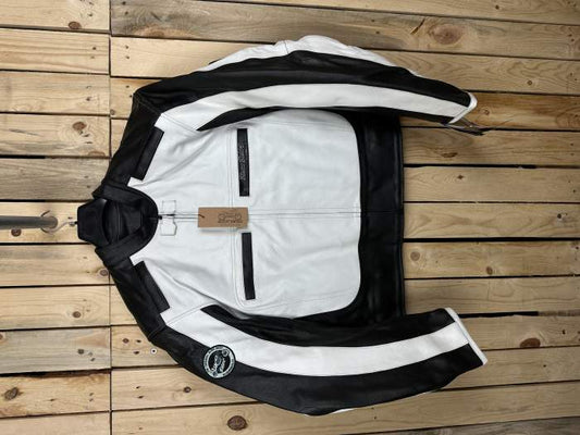 CHAQUETA T-XL DE MOTO GARIBALDI BLUE BIKER BLANCO