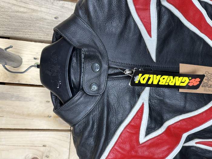 CHAQUETA T-S MOTO COMPETICION GARIBALDI ROJO A