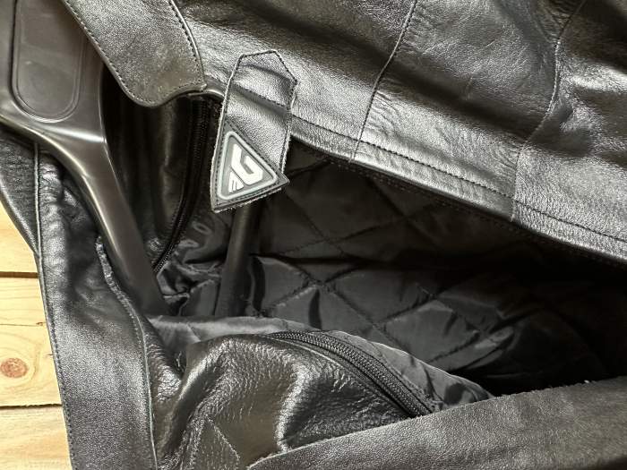 CHAQUETA T-S DE MOTO GARIBALDI MUJER NEGRA 3