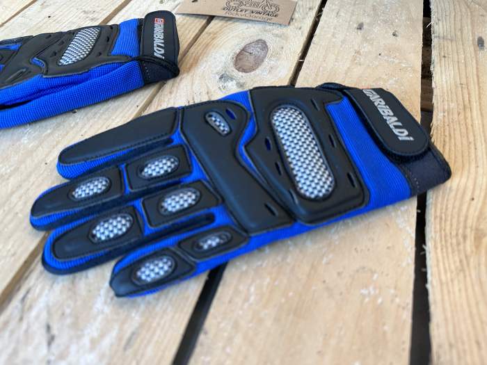 GUANTES T-S DE MOTO GARIBALDI AZUL