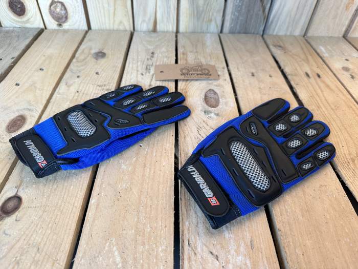 GUANTES T-S DE MOTO GARIBALDI AZUL