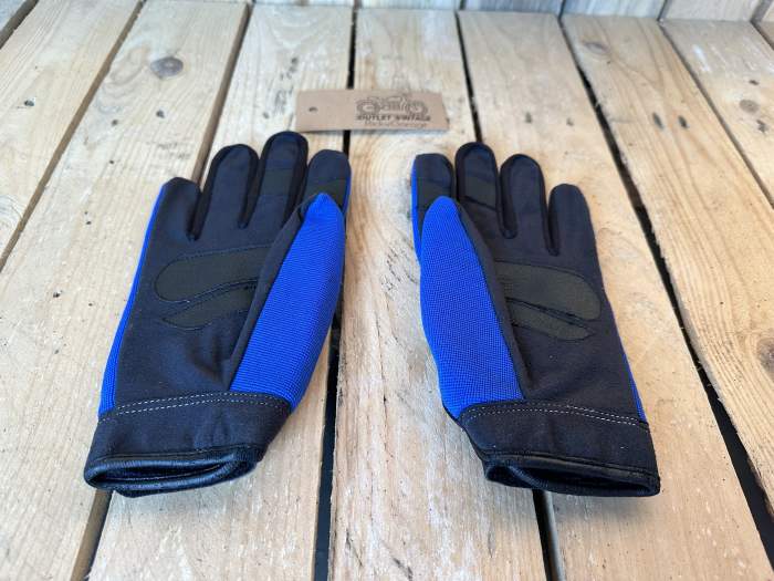 GUANTES T-S DE MOTO GARIBALDI AZUL