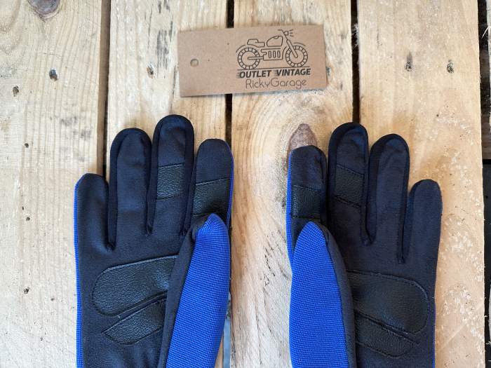 GUANTES T-S DE MOTO GARIBALDI AZUL