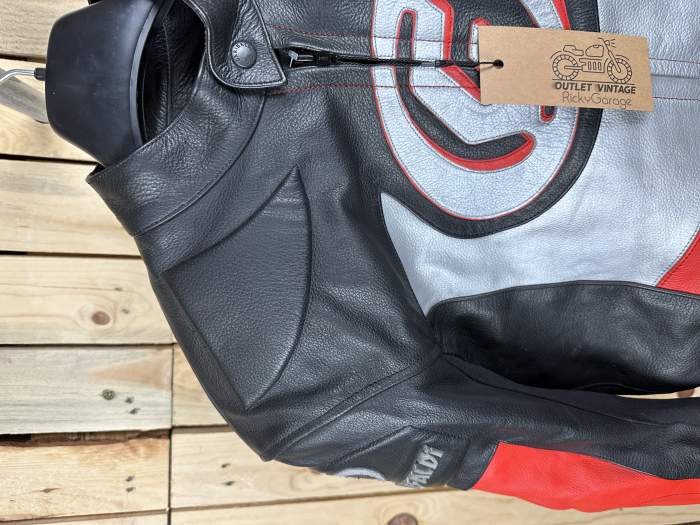 CHAQUETA T-M DE MOTO GARIBALDI ROJO JOROBA 48