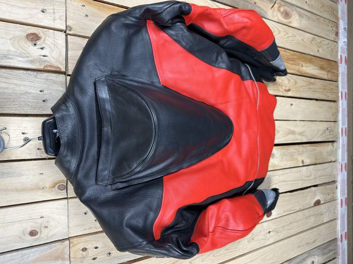 CHAQUETA T-M DE MOTO GARIBALDI ROJO JOROBA 48