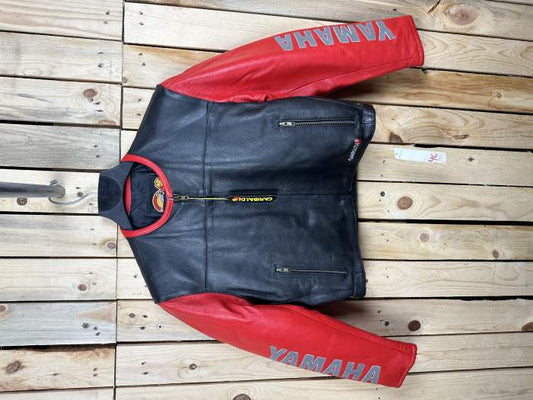 CHAQUETA T-S DE MOTO GARIBALDI YAMAHA NEGRO