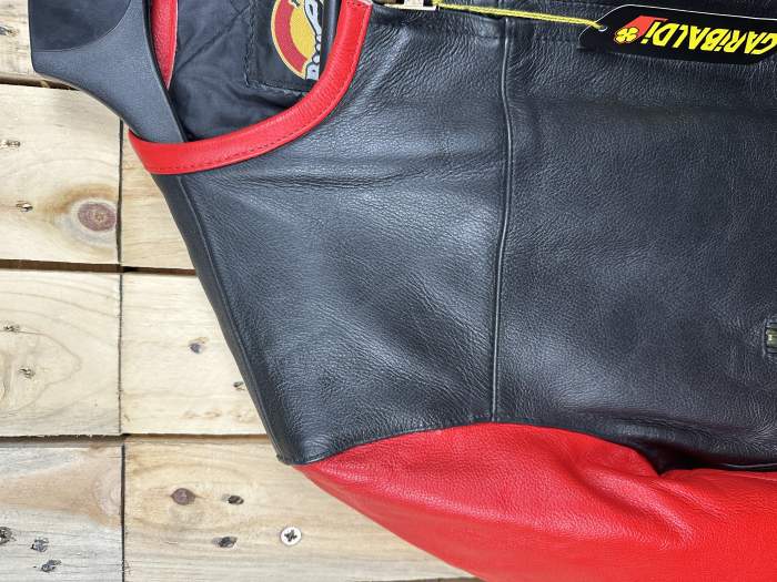 CHAQUETA T-S DE MOTO GARIBALDI YAMAHA NEGRO
